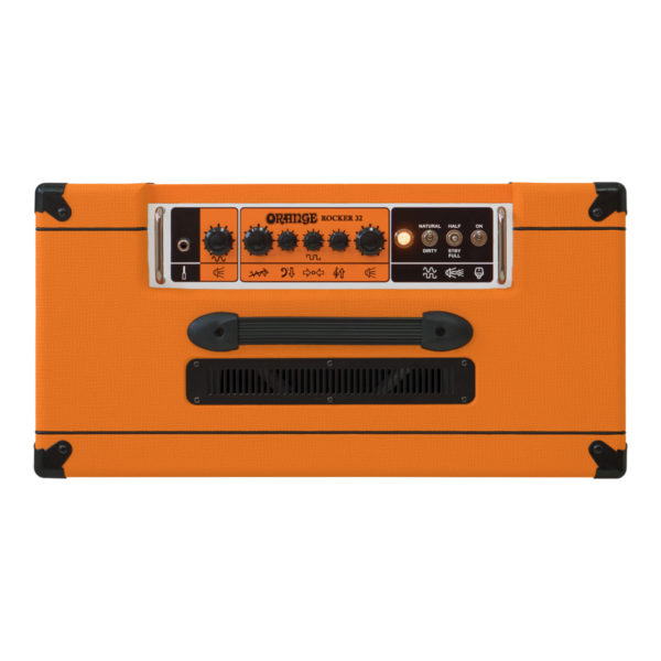 Orange Rocker 32 kitarakombon kontrollit.