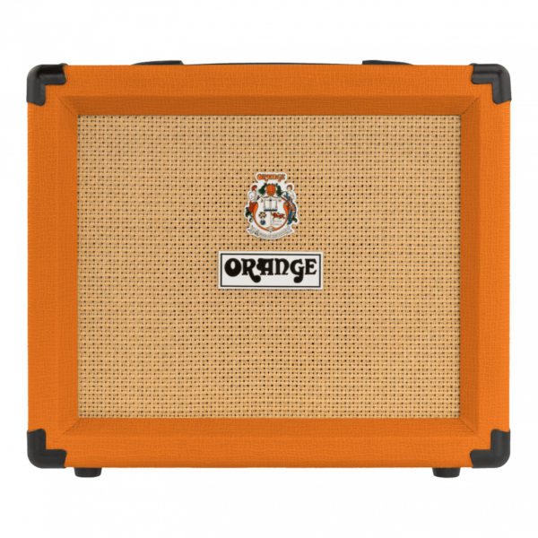 Orange Crush 20 -kitarakombo edestä.