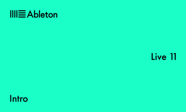Ableton Live 11 Intro.