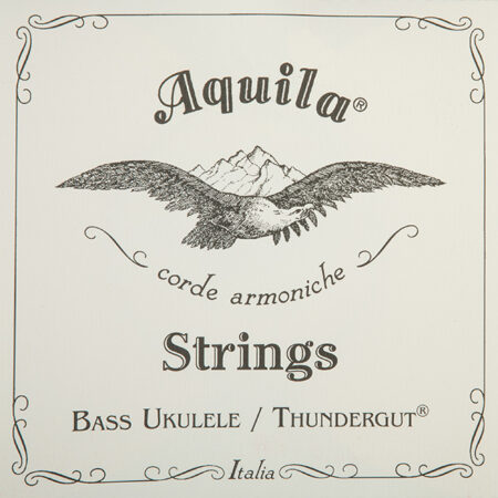 Aquila Thundergut ukulelebasson kielet.