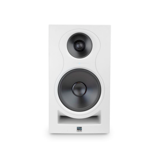 Kali Audio IN-8, 8" studiomonitori, valkoinen edestä.