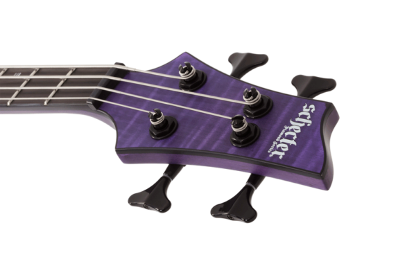 Schecter C-4 GT Satin Trans Purple -bassokitaran lapa.