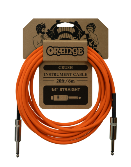 Orange Crush 6m Instrument Cable Straight to Straight